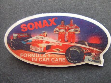 Formule 1 wagen Sonax onderhouds producten